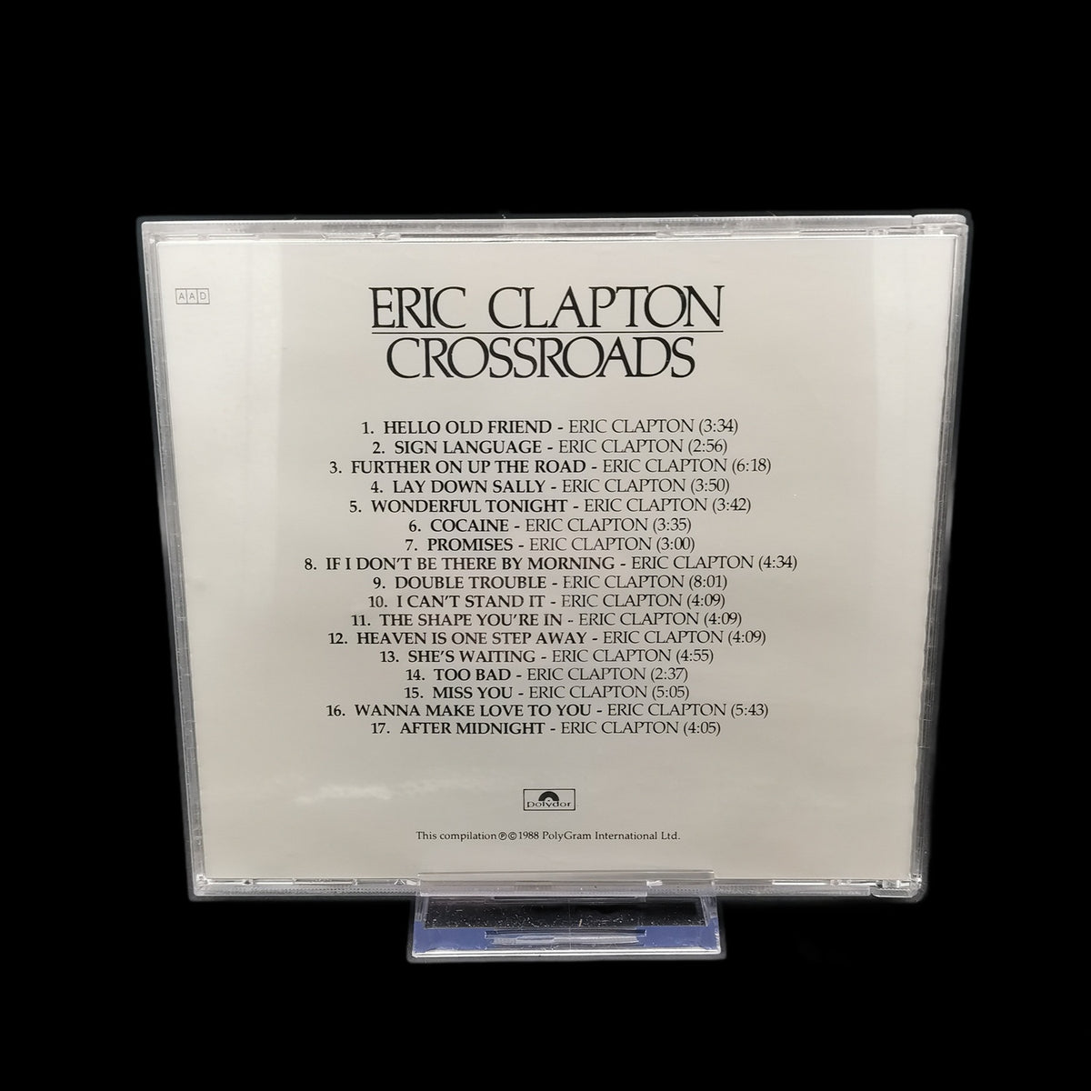 Eric Clapton - Crossroads - CD - Rock - Album - 1988 - Disc 4 - Gebraucht