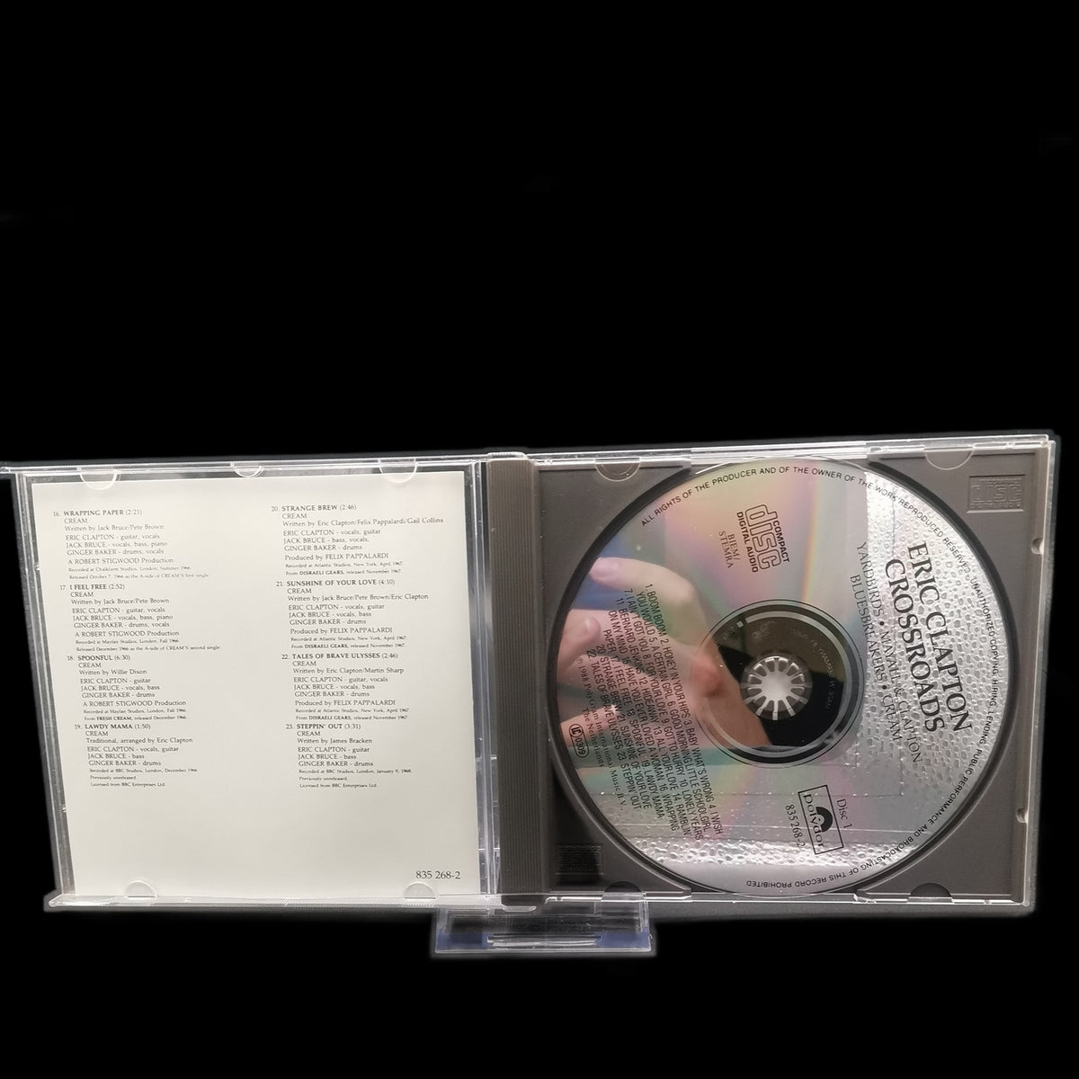 Eric Clapton - Crossroads - 1988 - Musik-CD - Rock - Album - Disc 1 - Gebraucht