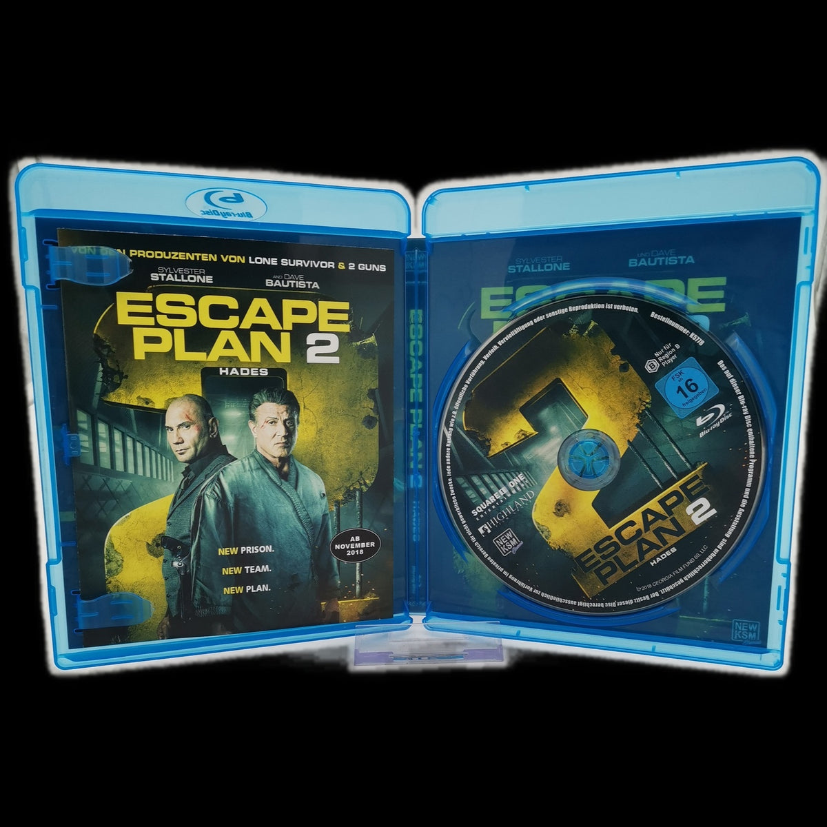 Escape Plan 2: Hades - Blu-Ray - Action - Flucht - Stallone - 2018 - Sehr gut