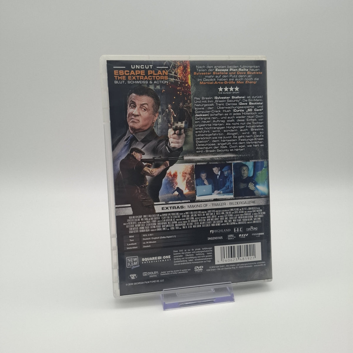 Escape Plan: The Extractors - Uncut - DVD - Film - Zustand Sehr Gut