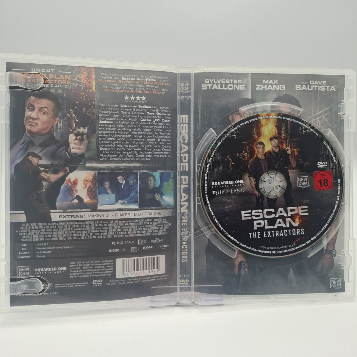 Escape Plan: The Extractors - Uncut - DVD - Film - Zustand Sehr Gut