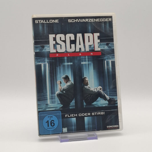 Escape Plan - Stallone & Schwarzenegger - Wendecover - DVD - Zustand Sehr Gut