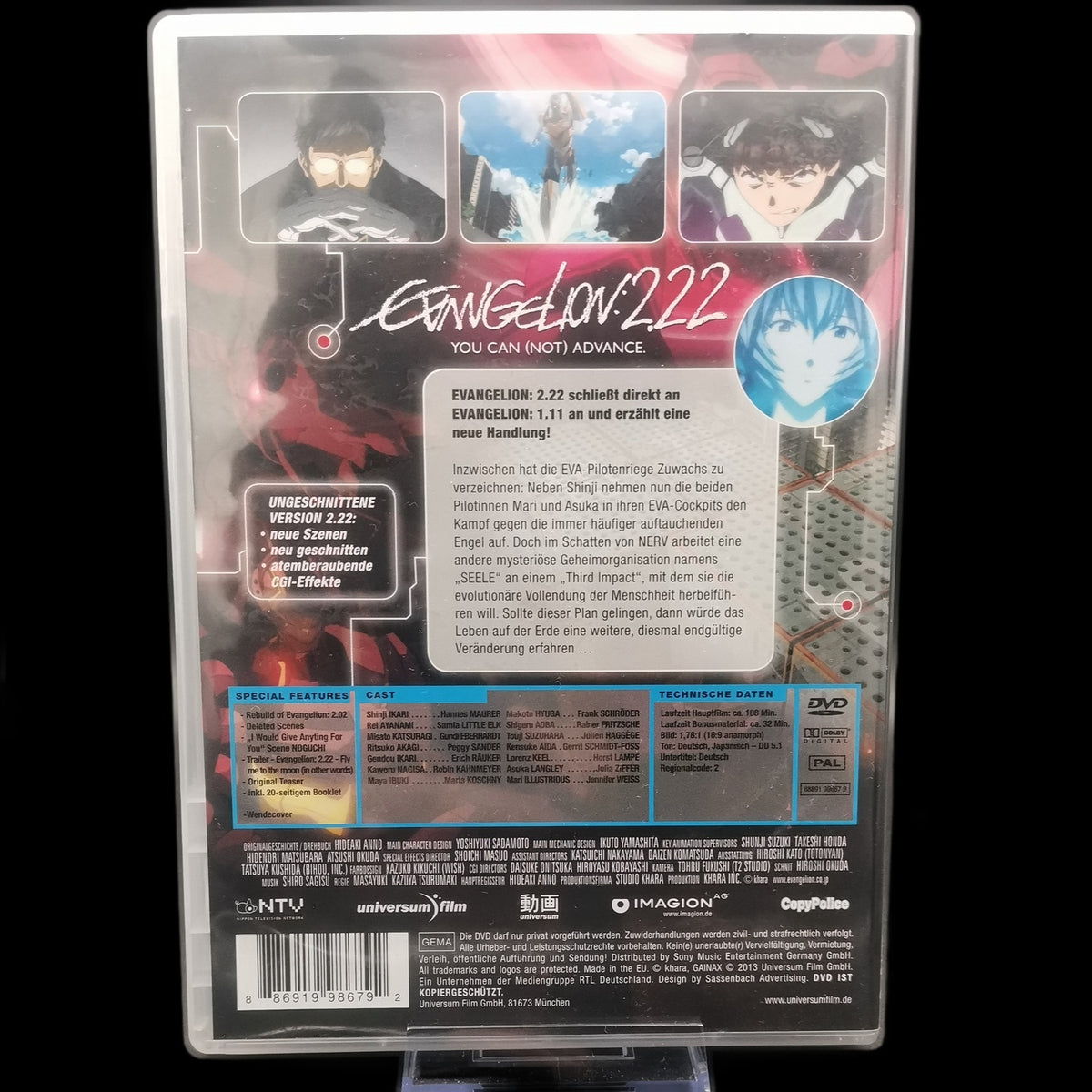 Evangelion: 2.22 You Can (Not) Advance - Evangelion - DVD - Anime - Gebraucht
