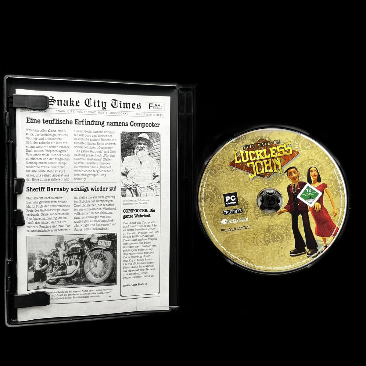 Evil Days of Luckless John - PC - Complete in Box - Disc - deutsch - Gebraucht