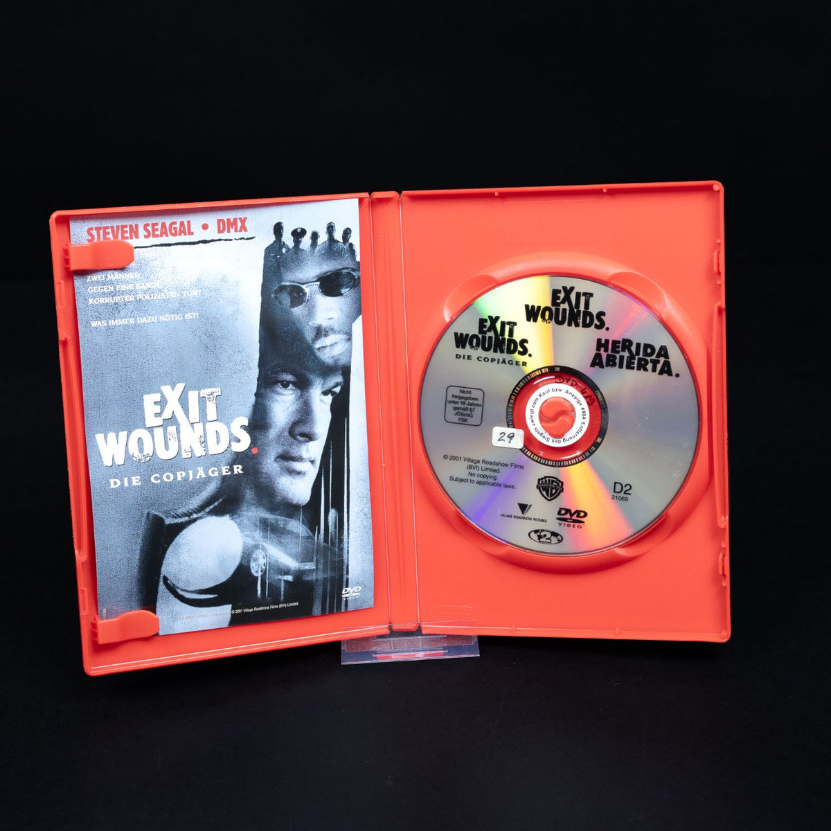 Exit Wounds - Die Copjäger - DVD - Steven Seagal & DMX - FSK 18 - Zustand Gut
