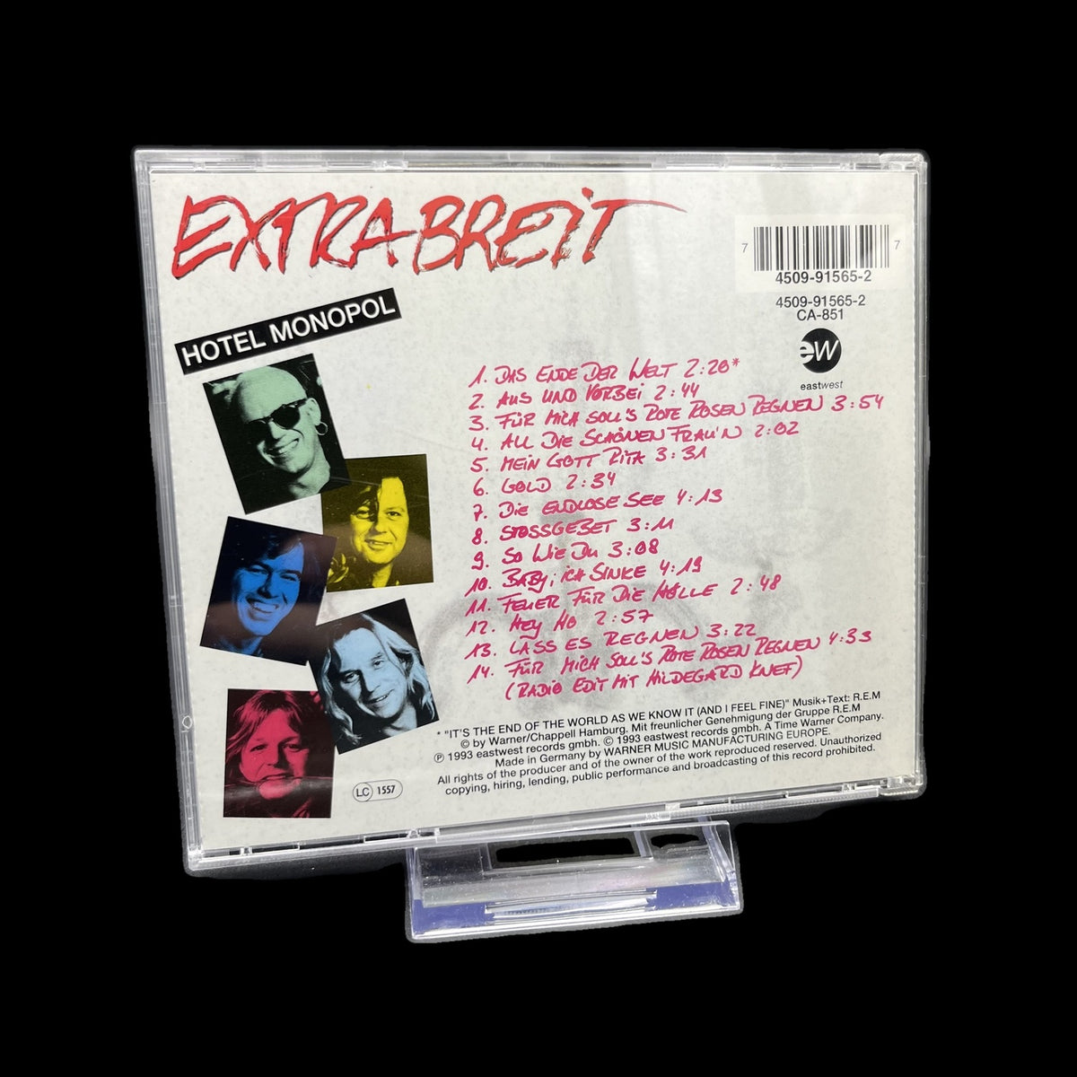 Extra-Breit - Hotel Monopol - 1993 - Rock - CD - Mit Hildegard Knef - Gebraucht