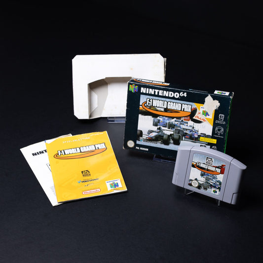 F-1 World Grand Prix - Nintendo 64 N64 Spiel - PAL - CiB komplett mit Anleitung