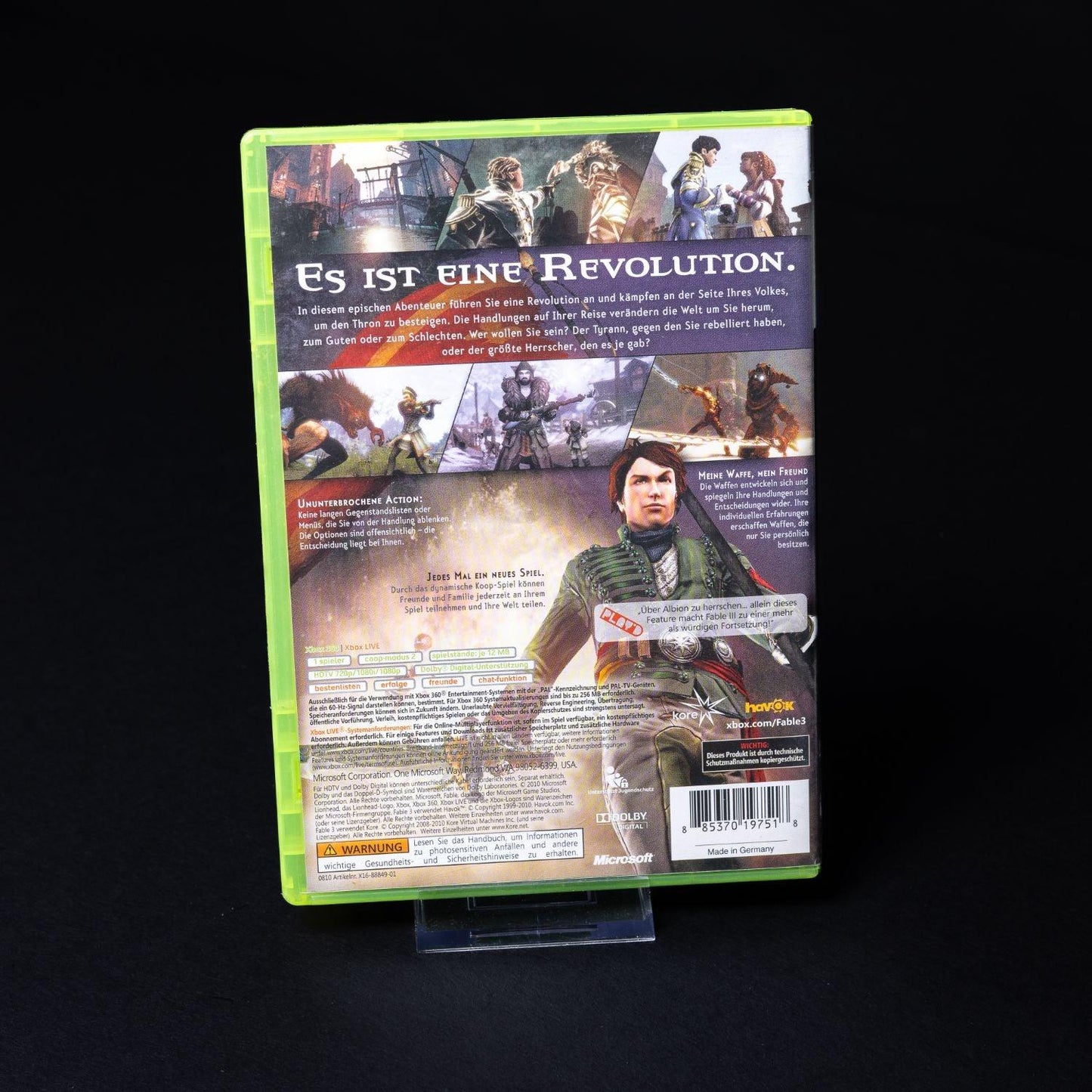 Fable III - XBOX 360 Spiel - PAL - CiB mit Anleitung - Zustand Sehr Gut