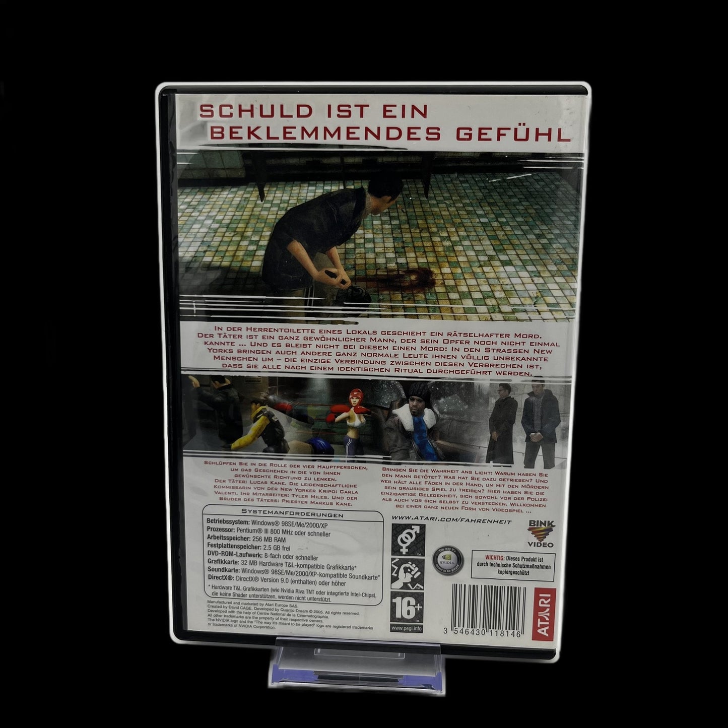 Fahrenheit - PC - Spiel mit Anleitung - PAL - deutsch - Gebraucht