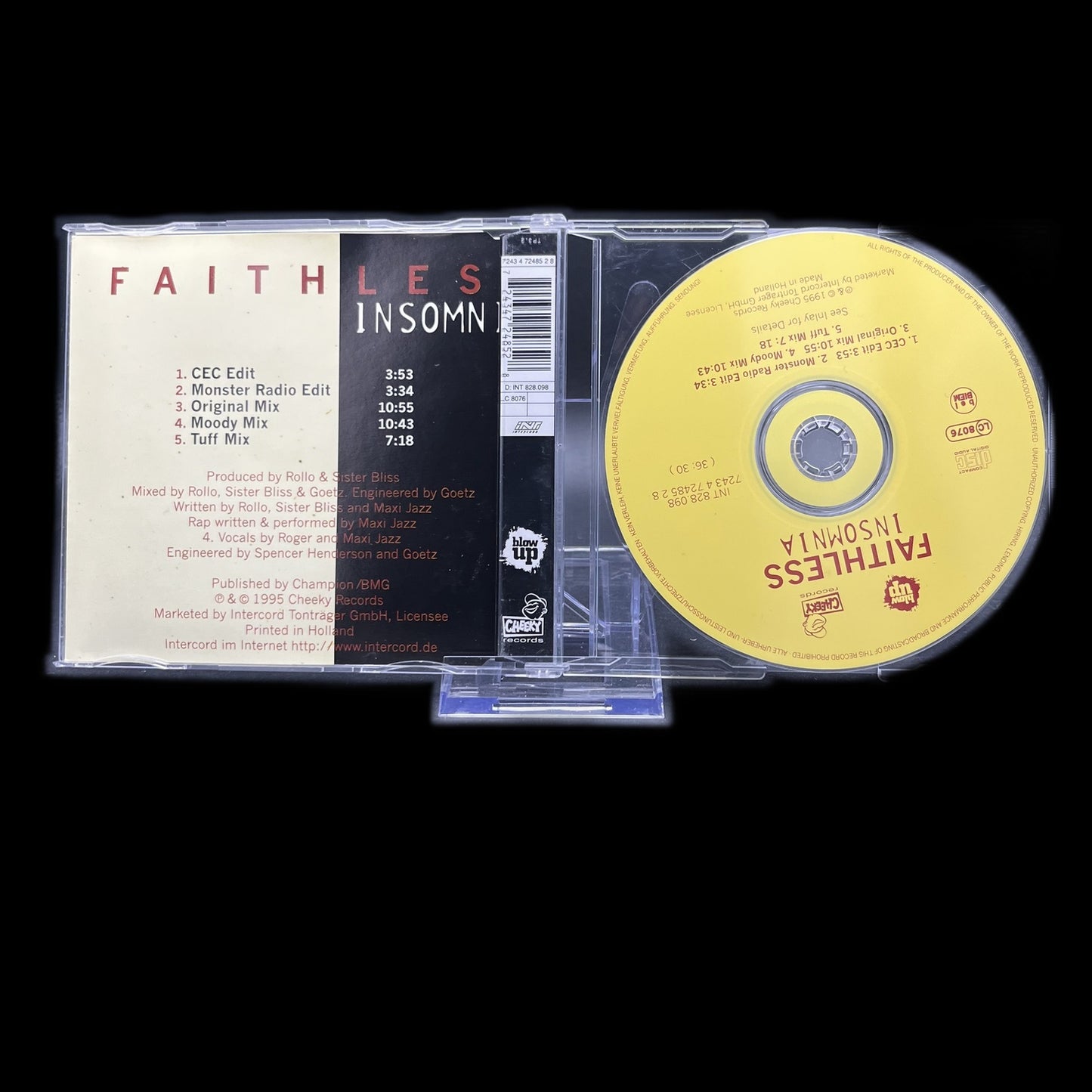 Faithless - Insomnia - CD - Dance & Electronic - Maxi-Single - Gebraucht
