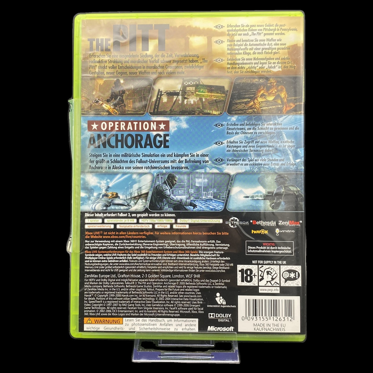 Fallout 3 Game Add-On Pack - Xbox 360 - CiB - PAL - deutsch - Gebraucht