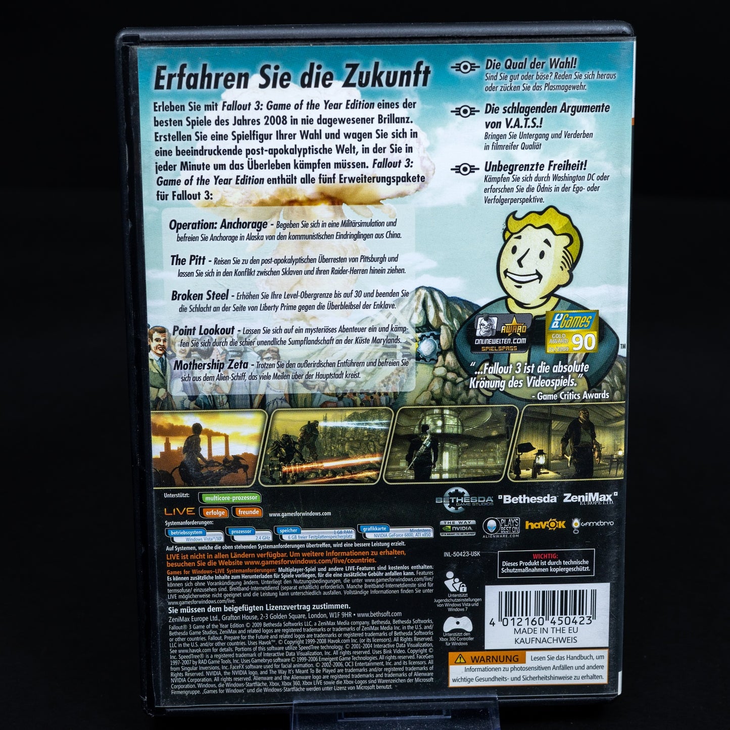 Fallout 3 - Game of the Year Edition - PC DVD-ROM - Zustand Sehr Gut