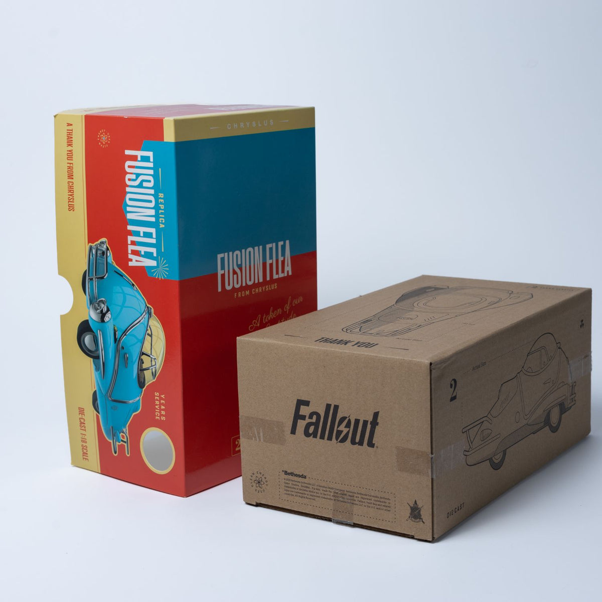 Fallout: Fusion Flea Replica - Diecast Modell - 1:18 - Neu & OVP / Sealed