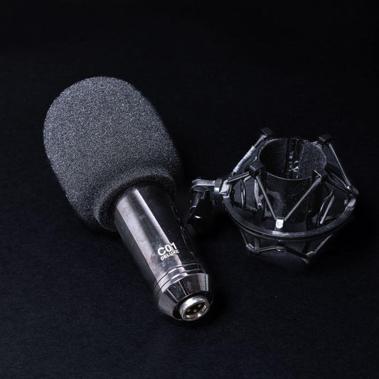 fame-c01-deluxe-grossmembran-kondensator-mikrofon-gebraucht-mit-spinne-2 - Utopia Collectibles