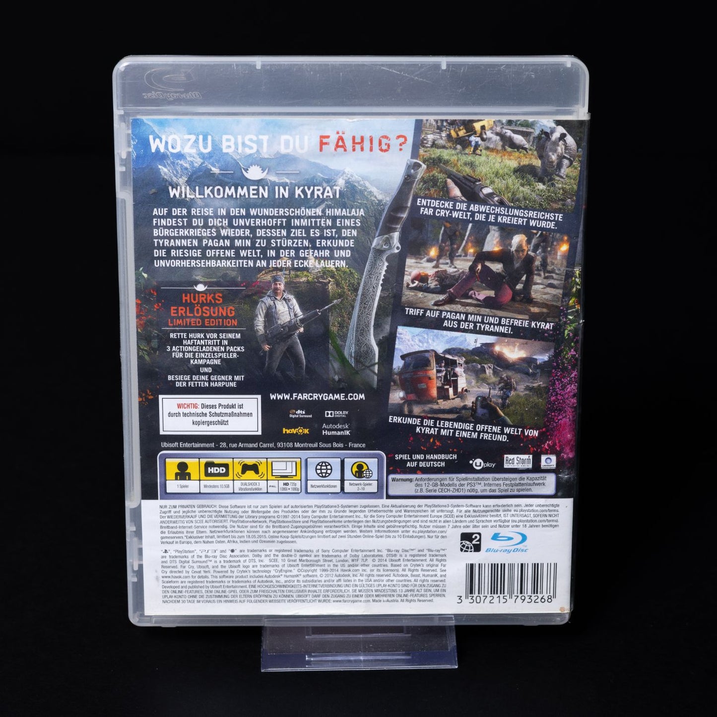 Farcry 4 Limited Edition - Playstation 3 PS3 Spiel - PAL - CiB - Zustand Gut