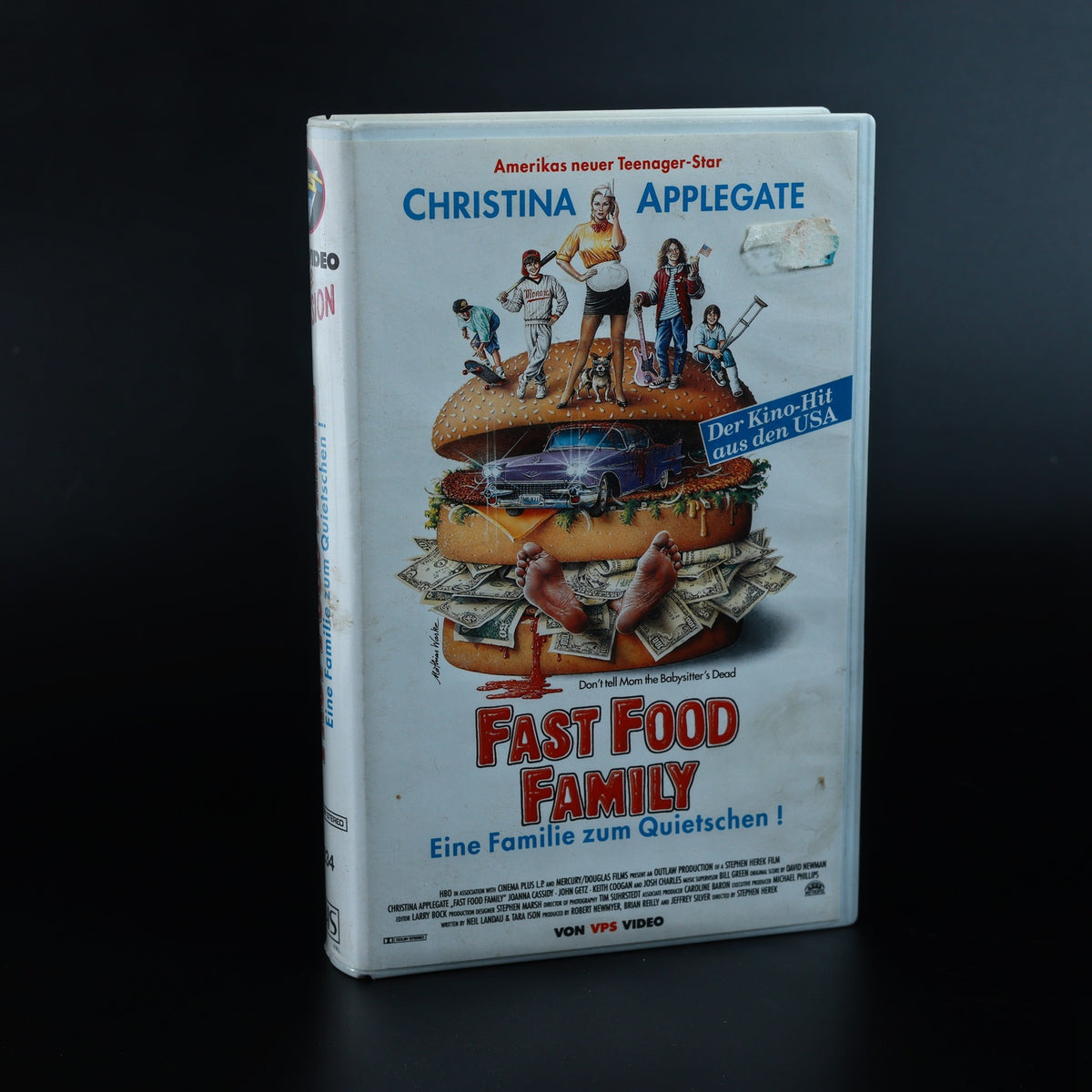 Fast Food Family - Christina Applegate - PAL - VHS - Film - Zustand Gut