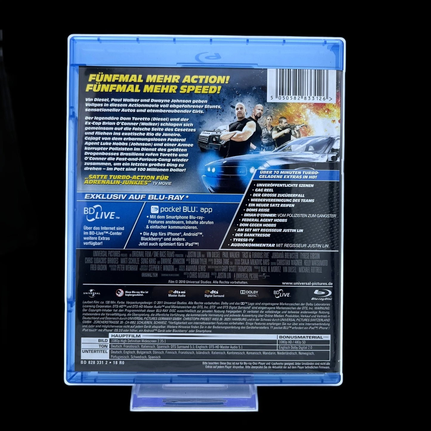 Fast & Furious 5 - Fast & Furious - Exklusiv auf Blu-ray - Blu-Ray - Gebraucht