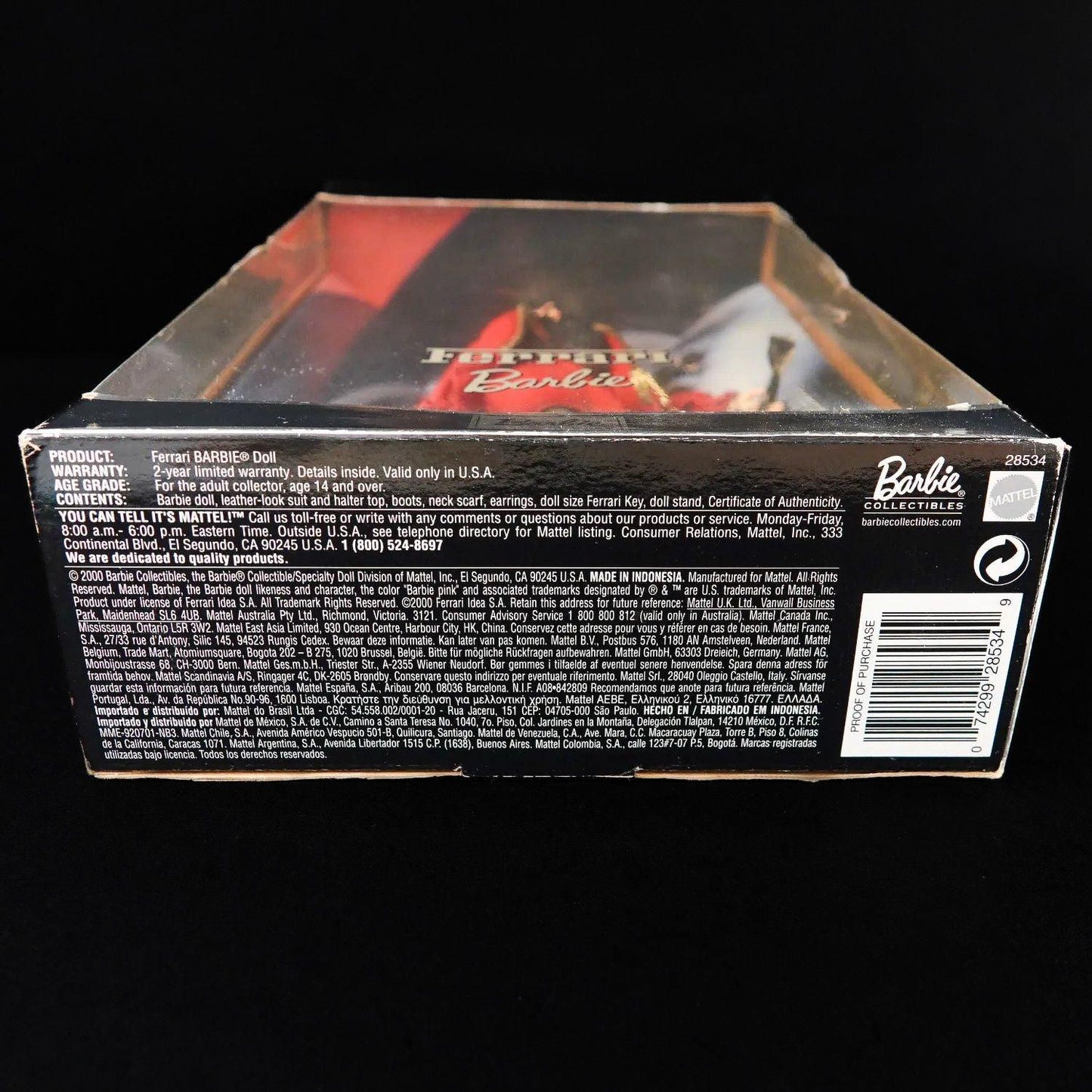 ferrari-barbie-mattel-puppe-modell-28534-collecter-edition-2000-ovp-6 - Utopia Collectibles