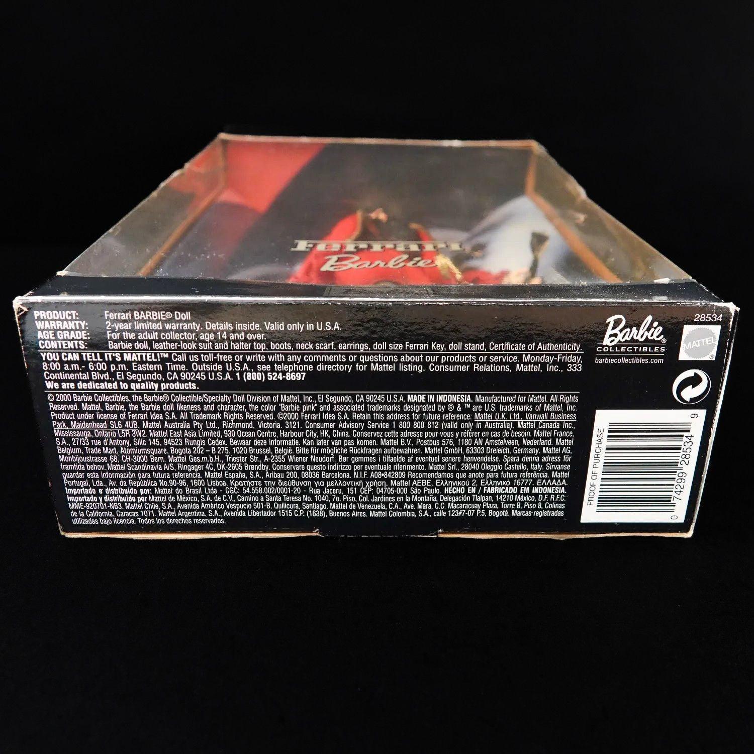 ferrari-barbie-mattel-puppe-modell-28534-collecter-edition-2000-ovp-6 - Utopia Collectibles