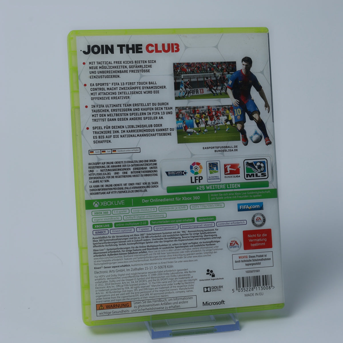 FIFA 13 - Xbox 360 Spiel - CiB - PAL - Deutsch - Zustand Sehr Gut