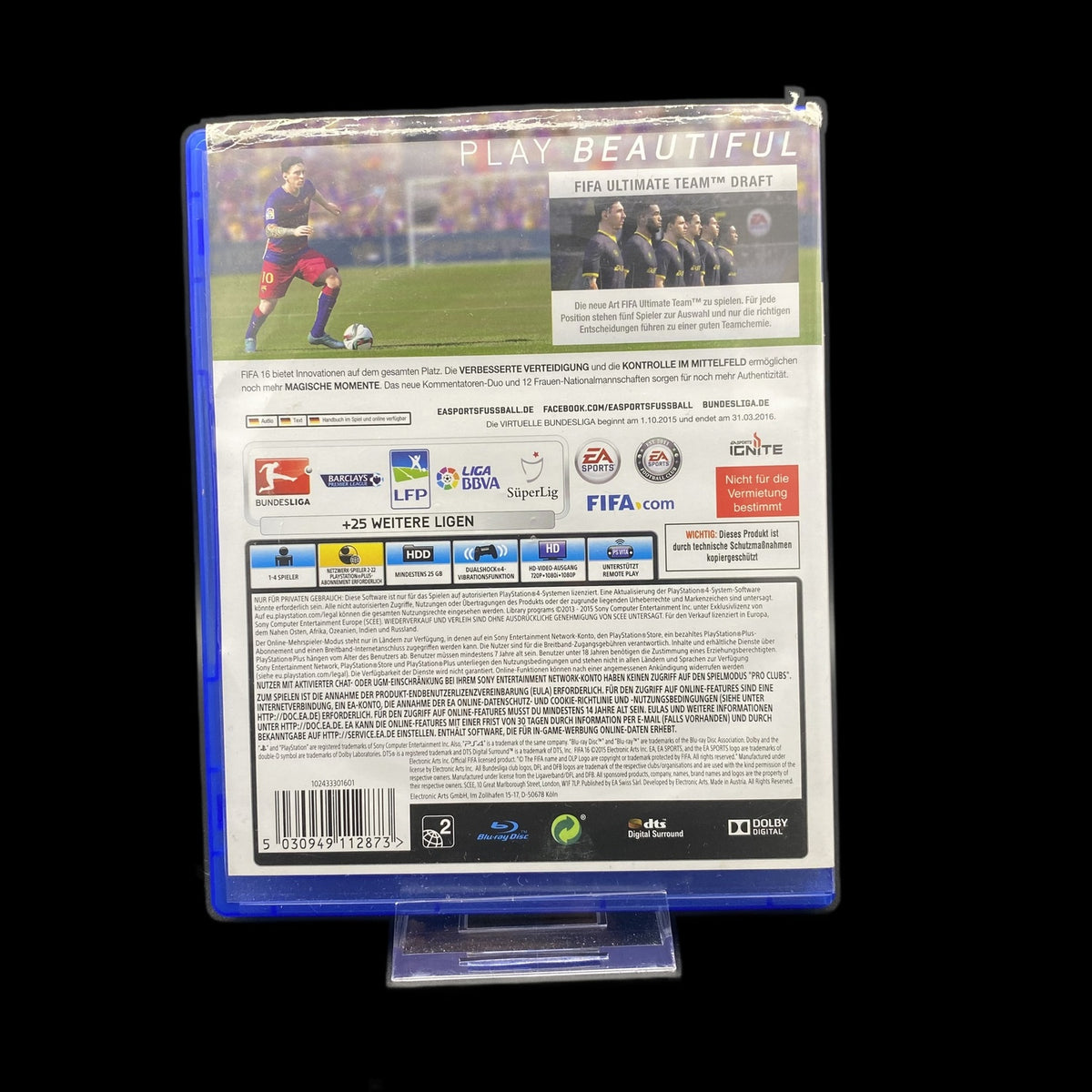FIFA 16 - Playstation 4 PS4 - CiB - PAL - deutsch - Sport - Gebraucht