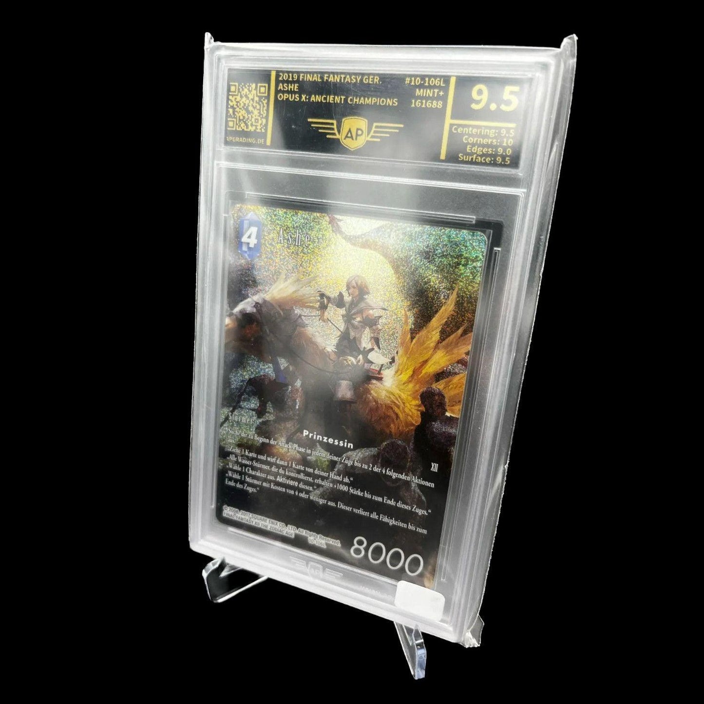 Final Fantasy TCG - Ashe - Opus X Ancient Champions 10-106 L - Graded AP 9.5 DE