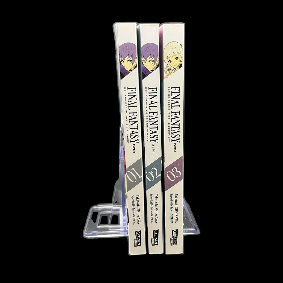 Final Fantasy Type-0 - Band 1-3 - Carlsen Manga - 2016 - Deutsch - Schwarzweiß