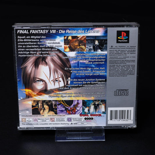 Final Fantasy VIII / 8 - Playstation PS1 PAL - Platinum - CiB - Zustand Sehr Gut