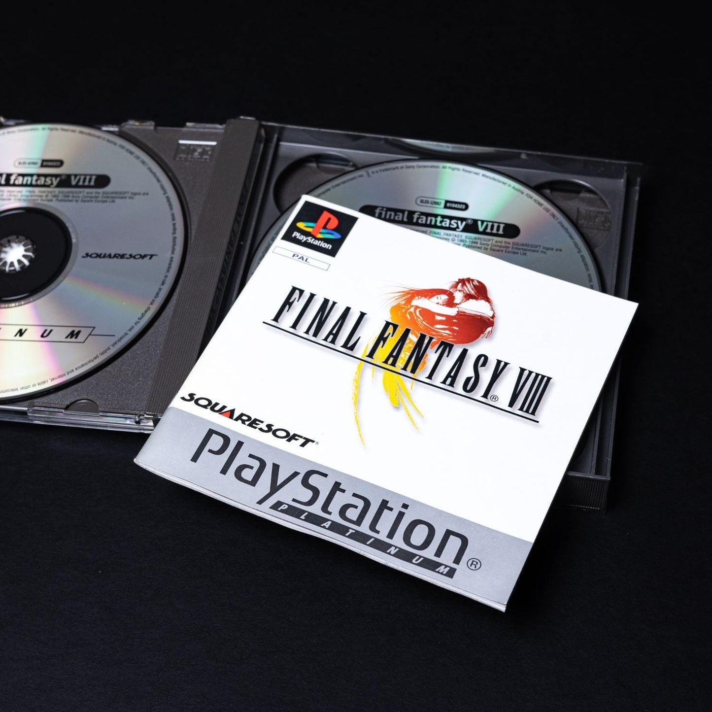 Final Fantasy VIII / 8 - Playstation PS1 PAL - Platinum - CiB - Zustand Sehr Gut