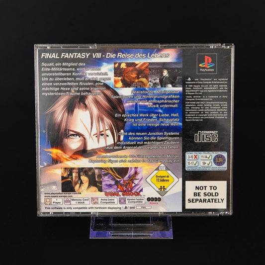 Final Fantasy VIII / 8 – PS1 PAL – CiB – Aus Collector's Edition (Kein Barcode)