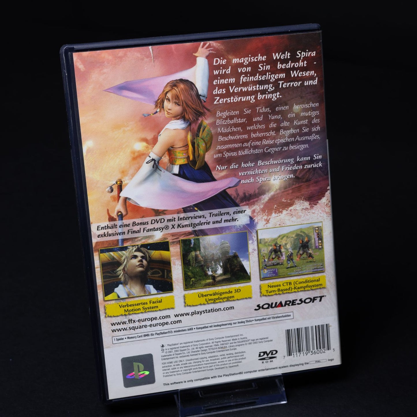Final Fantasy X / 10 - Playstation 2 PS2 - PAL - CiB mit Anleitung + Beilagen