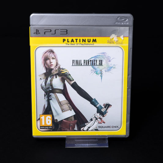 Final Fantasy XIII - Playstation 3 PS3 Platinum Spiel - PAL - CiB - Zustand Gut