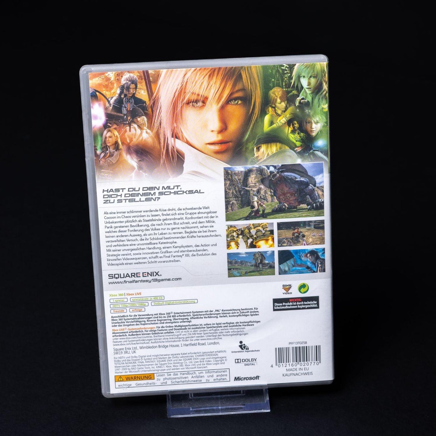 Final Fantasy XIII - XBOX 360 Spiel - PAL - CiB mit Anleitung - TOP Zustand