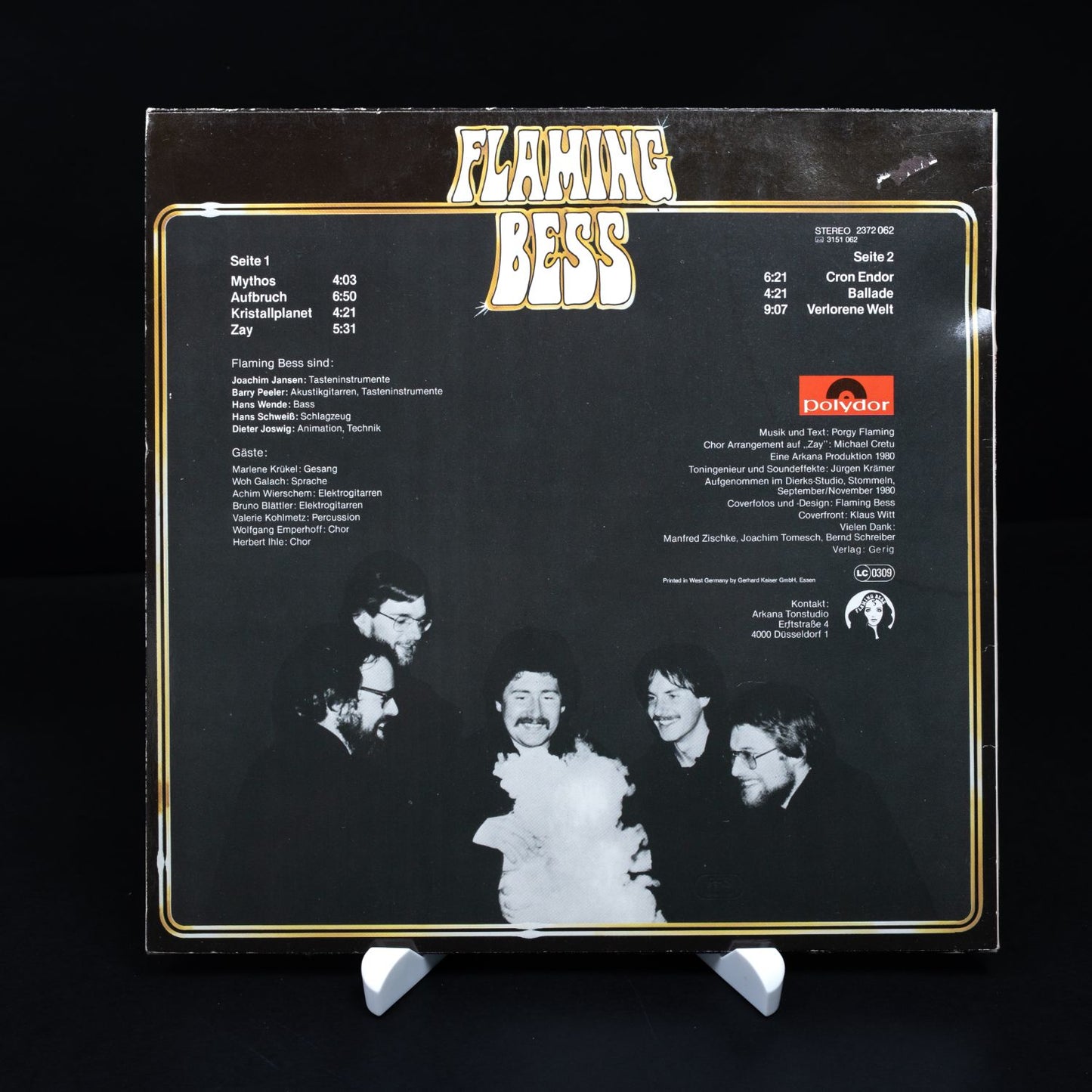 Flaming Bess - Verlorene Welt - Vinyl LP Schallplatte - NM/VG - Gebraucht