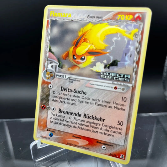 Pokémon Sammelkartenspiel - Flamara δ Delta Species - Promo Stamped - DE - EX