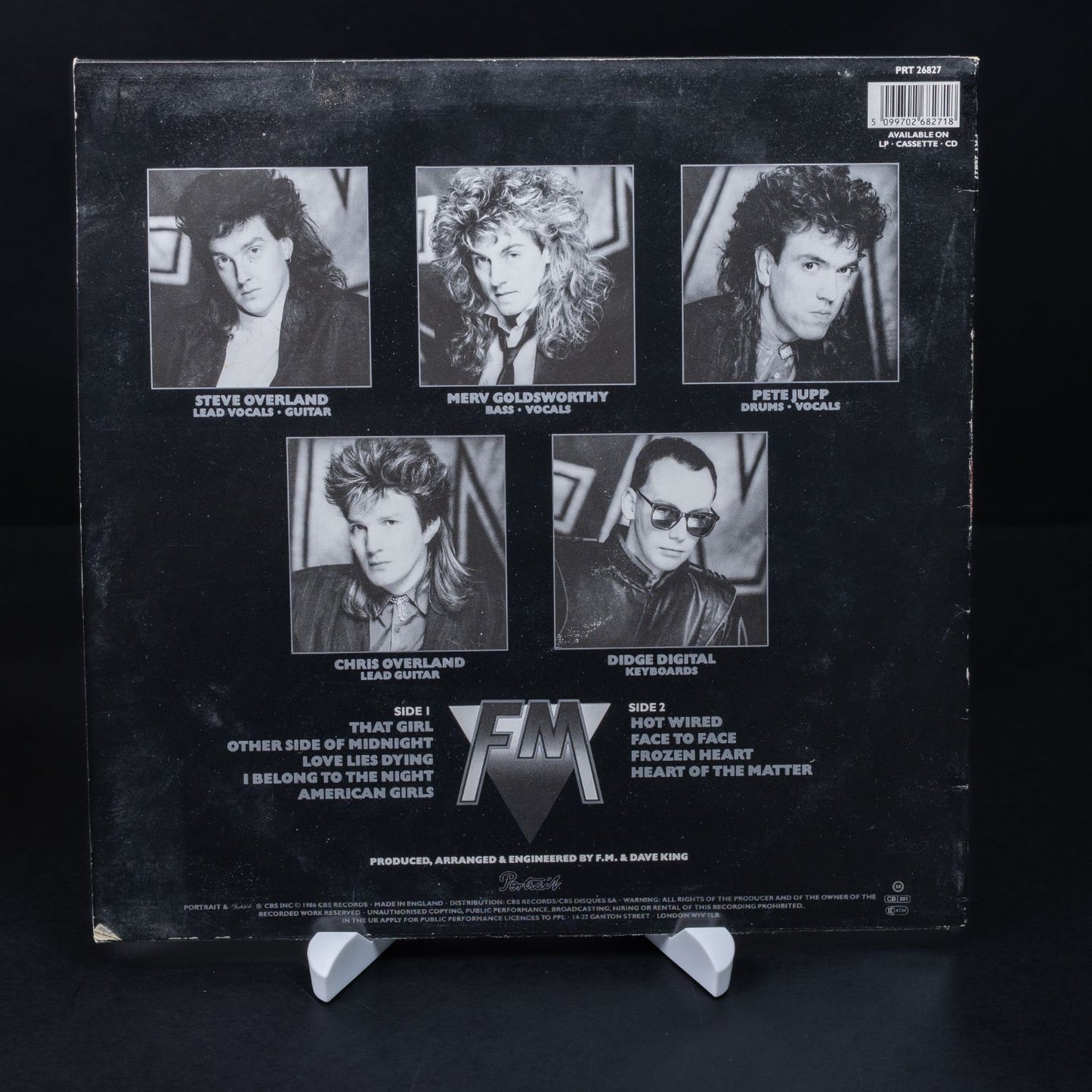 FM – Indiscreet - Vinyl LP 12'' Schallplatte - NM / VG+