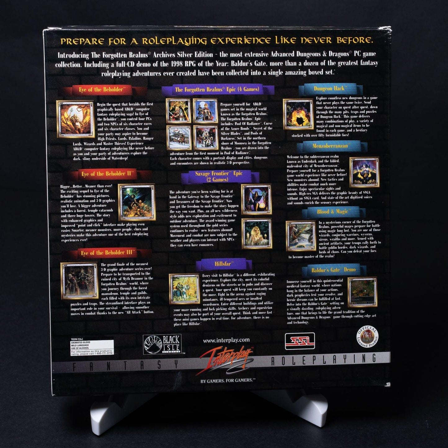 Forgotten Realms Archives Silver Edition - Big Box PC CD-ROM Spiel - CiB