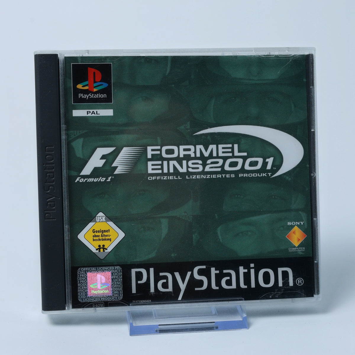 Formel Eins 2001 - Playstation PS1 Spiel - PAL - Deutsch - Zustand Gut