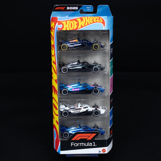 Mercedes Formula 1 5-Pack - Mattel - Hot Wheels - 1/64 - Mehrfarbig - 2025 - Neu