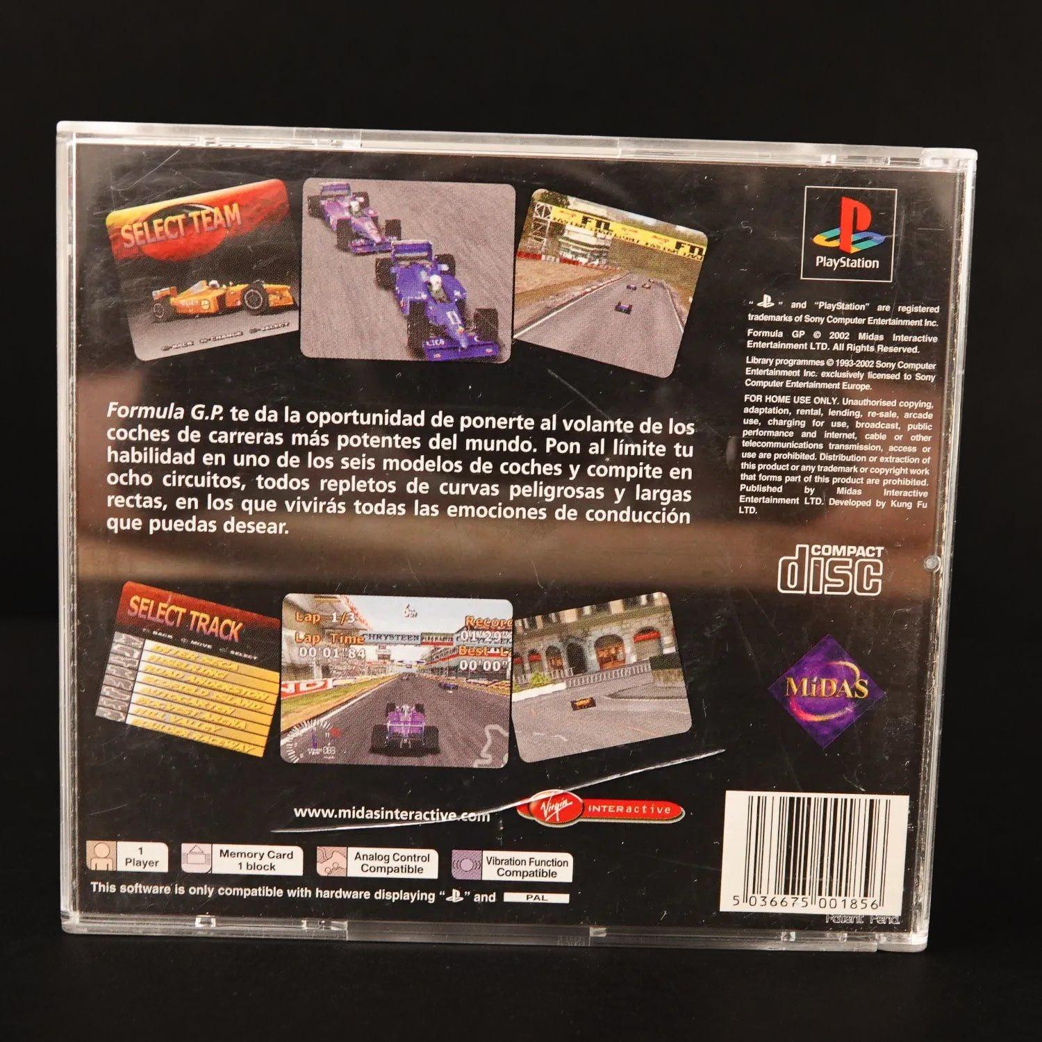 formula-gp-playsation-1-ps1-spiel-cib-mit-anleitung-spanisch-gebraucht-4 - Utopia Collectibles