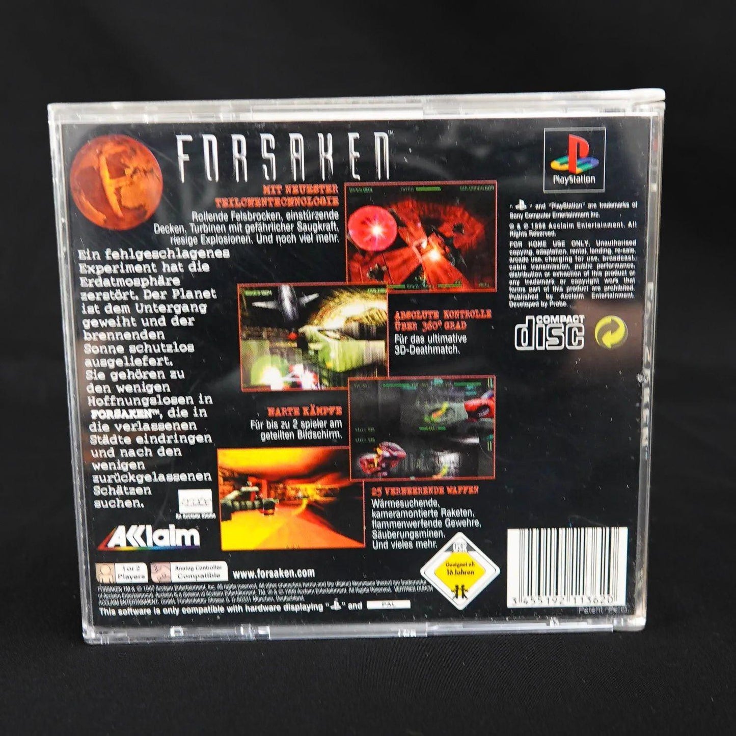 forsaken-playstation-1-ps1-spiel-cib-mit-anleitung-case-beschaedigt-pal-4 - Utopia Collectibles