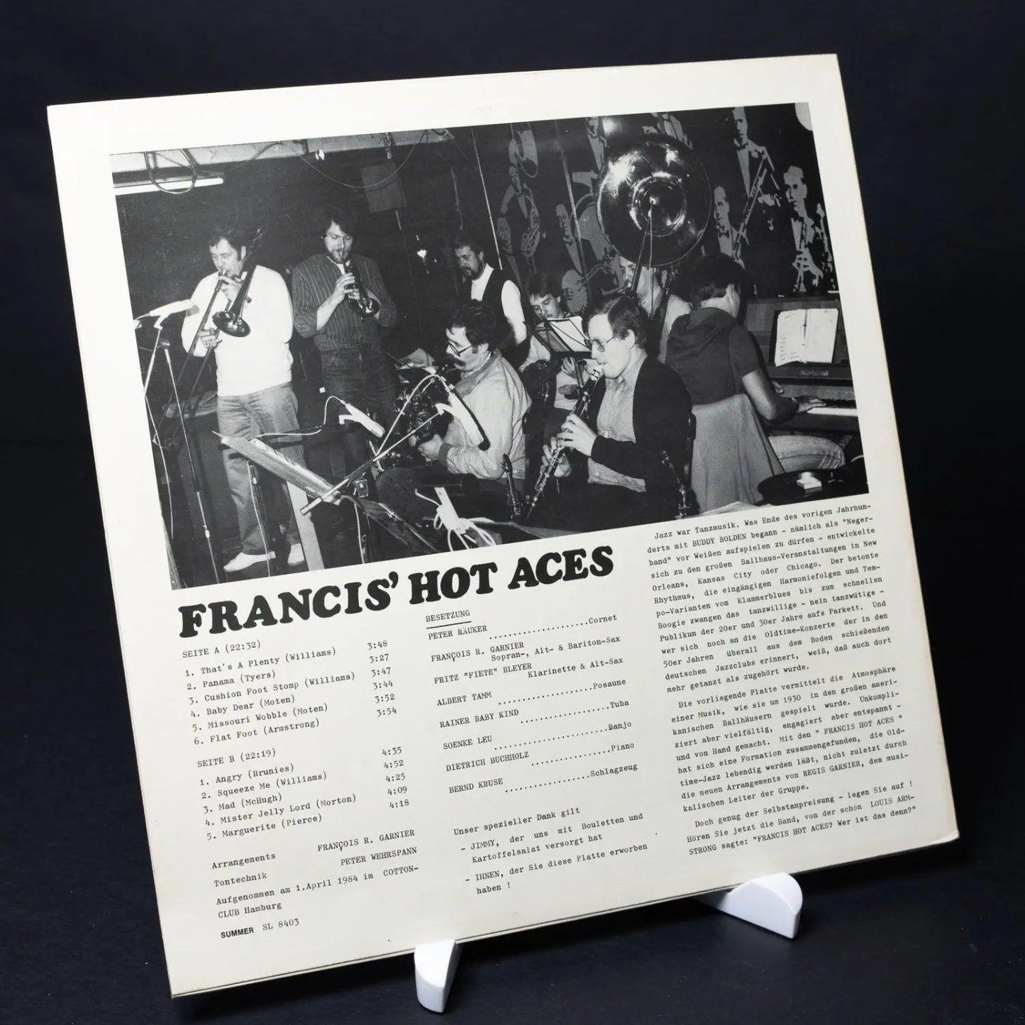 francis-hot-aces-old-time-jazz-1984-vinyl-lp-12-schallplatte-nm-nm-7 - Utopia Collectibles