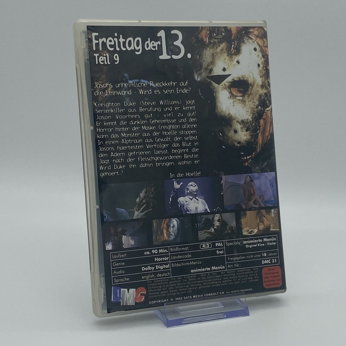 Freitag der 13. Teil 9 - Jason Goes to Hell - DVD - Film - Zustand Gut