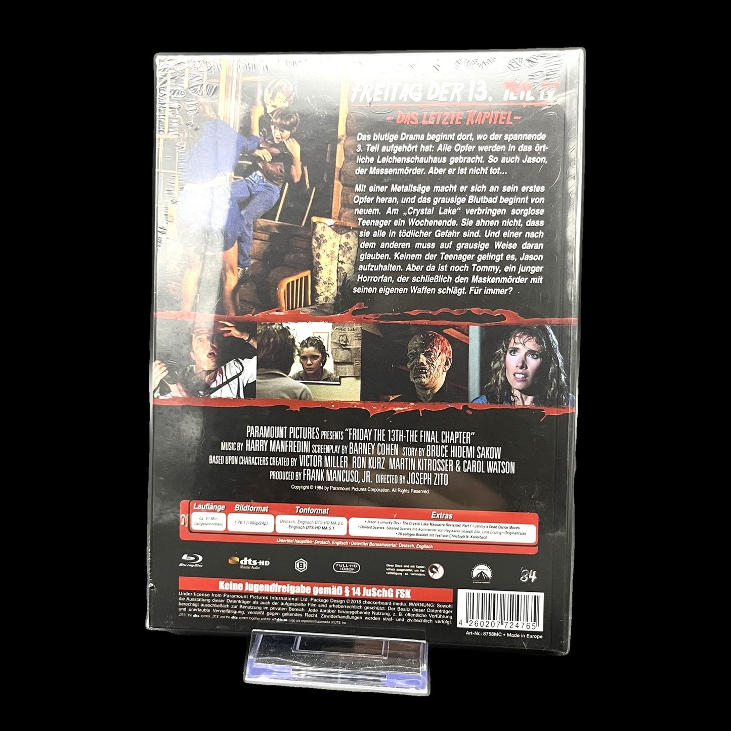 Freitag der 13. Teil IV - Das letzte Kapitel - Freitag der 13 - Blu-Ray - Neu