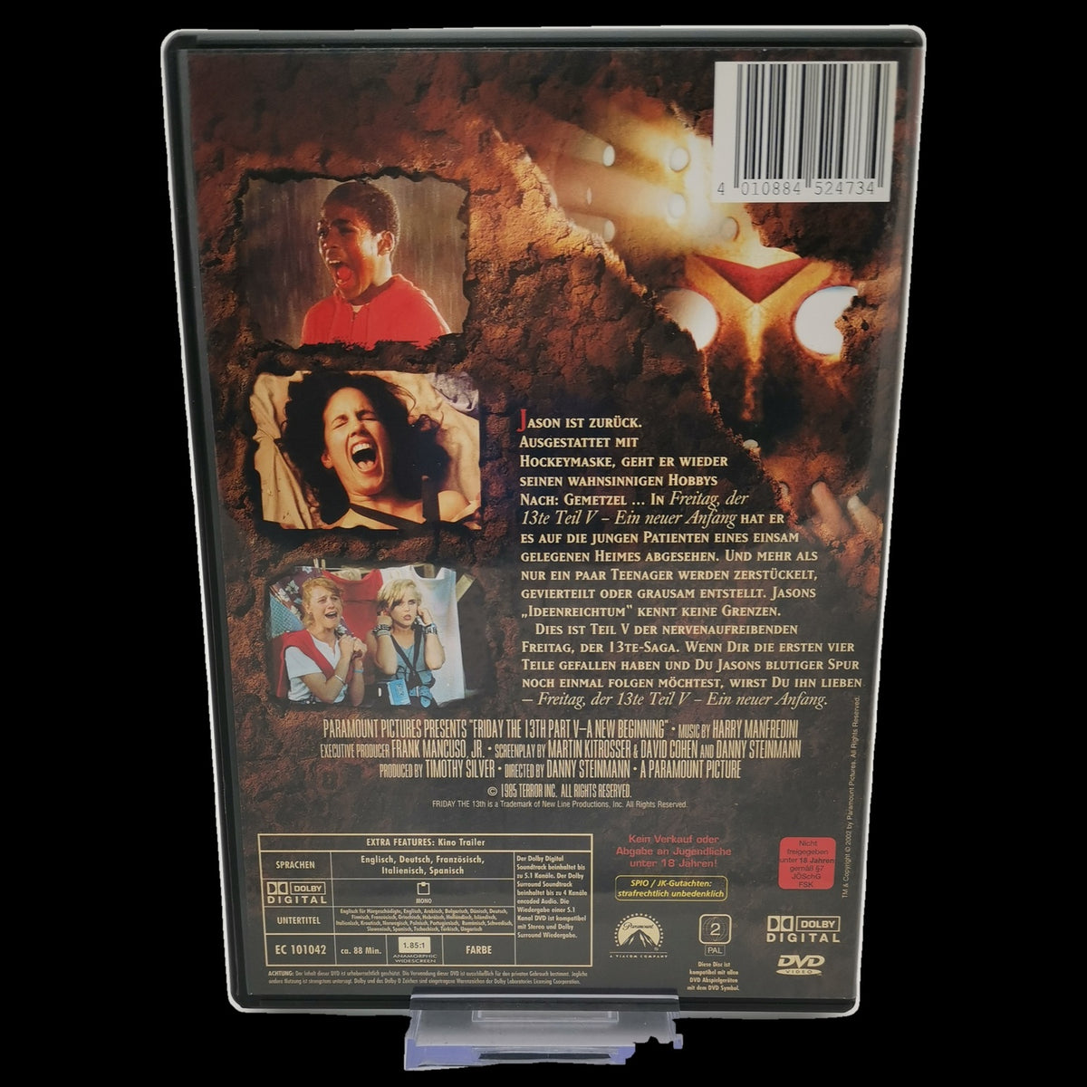 Freitag der 13. Teil V - Ein neuer Anfang - SPIO/JK-Gutachten - DVD - Sehr gut