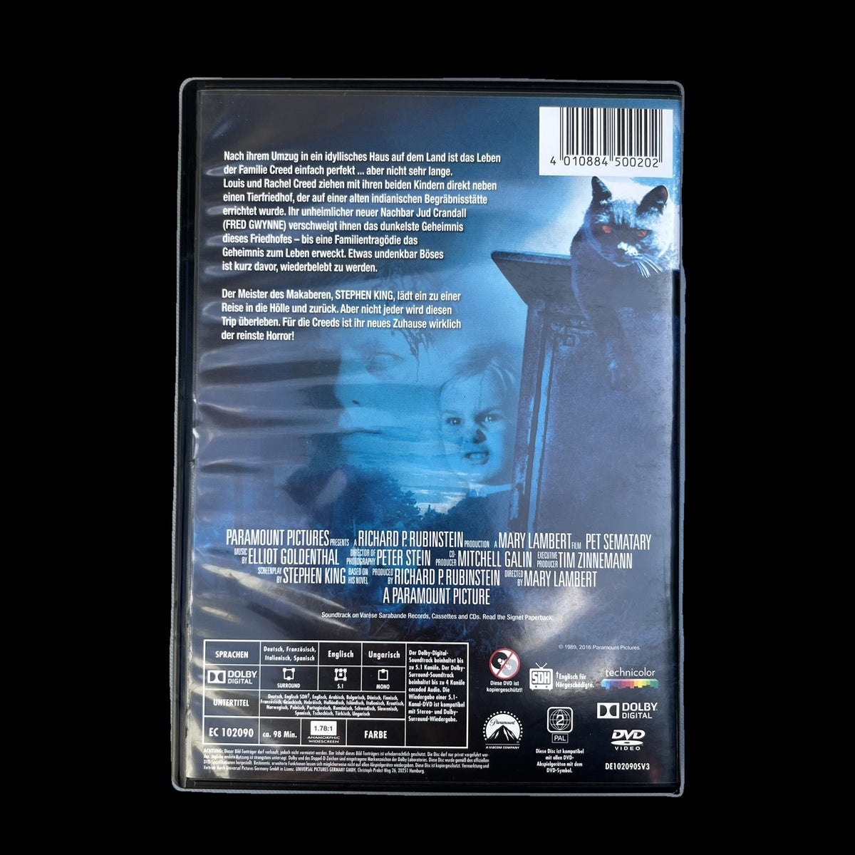 Friedhof der Kuscheltiere - Stephen King - DVD - Horror - Film - Gebraucht