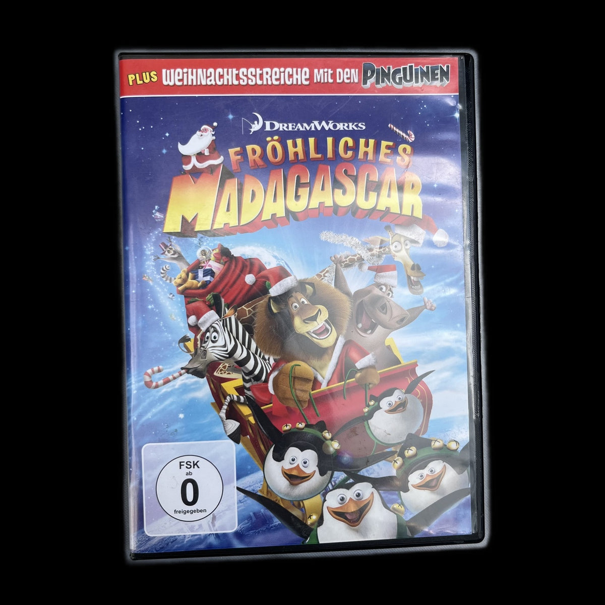 Fröhliches Madagascar - Madagascar - DVD - Animation - Weihnachten - Gebraucht