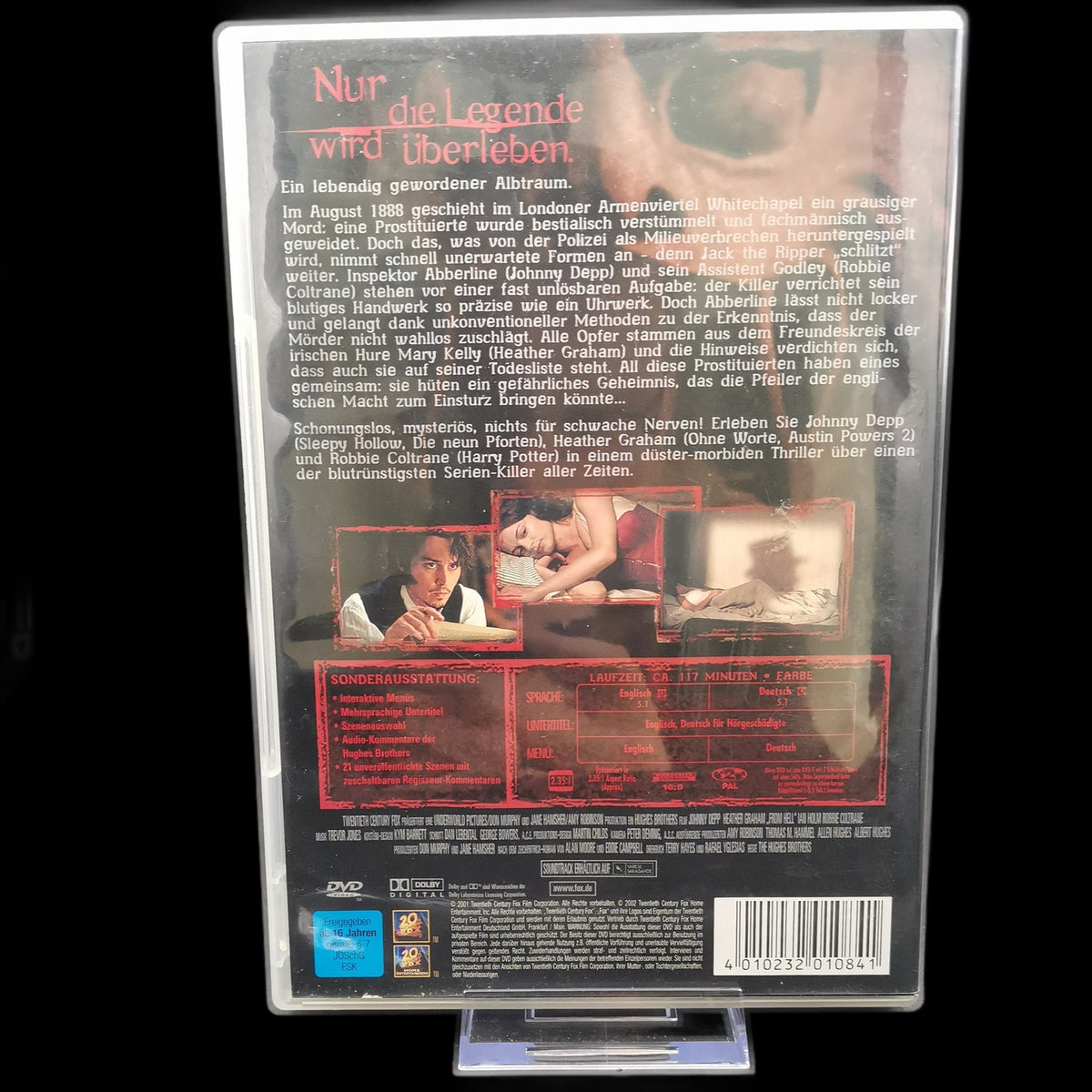 From Hell - inkl. Werbe-Flyer - Thriller & Mystery - DVD - Detektiv - Gebraucht