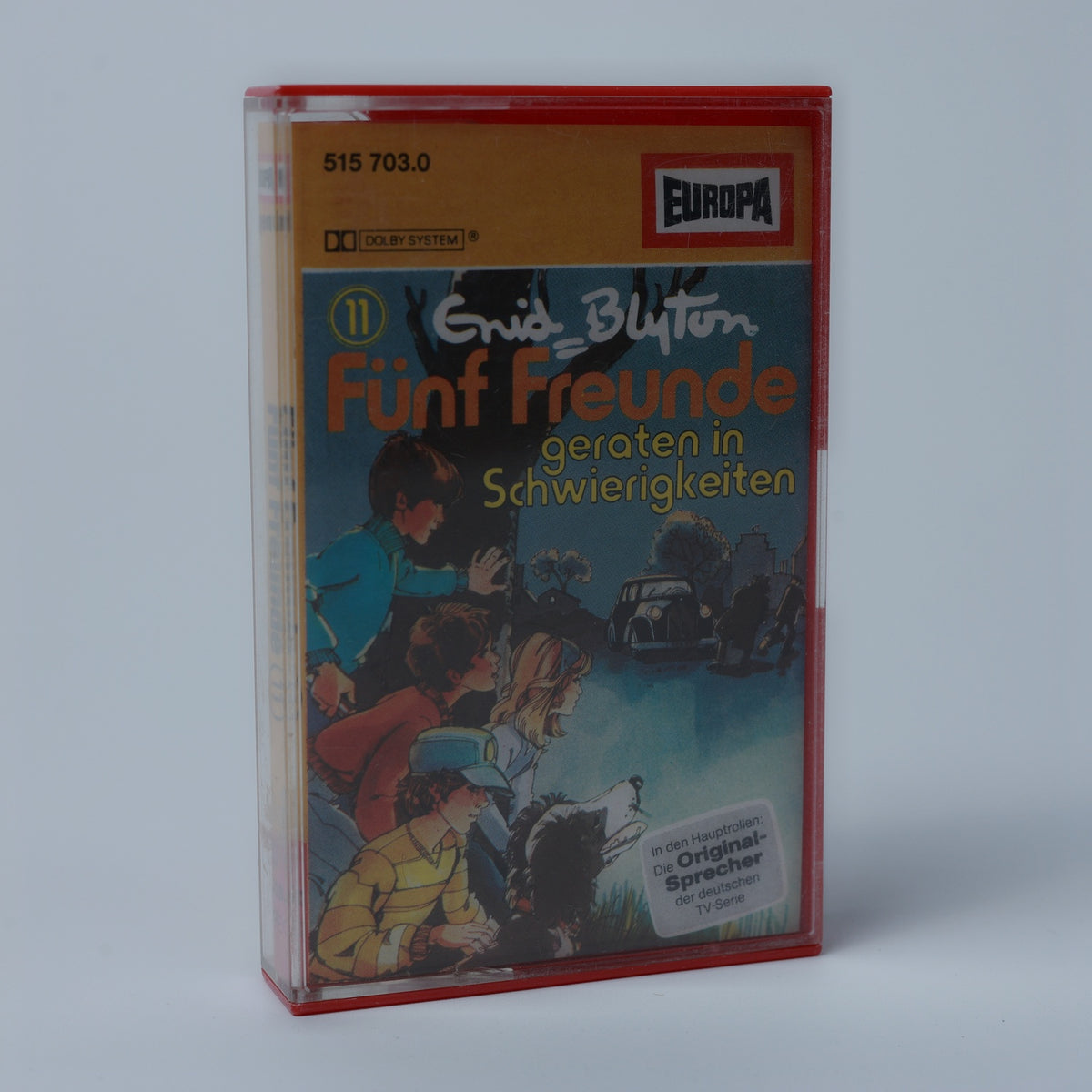 Fünf Freunde Geraten in Schwierigkeiten - Enid Blyton - Kassette - Sehr Gut