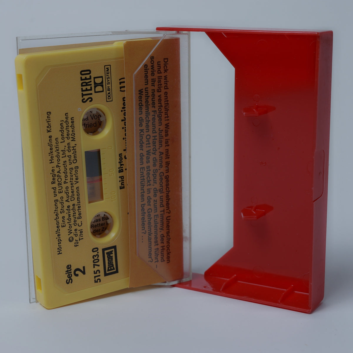 Fünf Freunde Geraten in Schwierigkeiten - Enid Blyton - Kassette - Sehr Gut